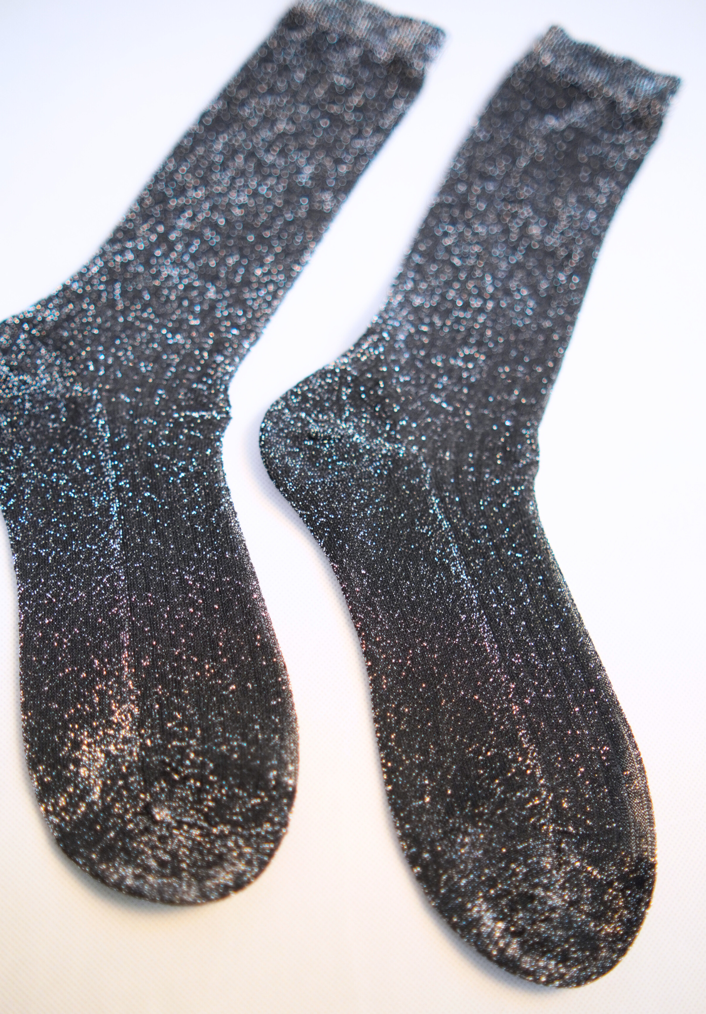 
                  
                    Sparkly Sheer Black Socks
                  
                