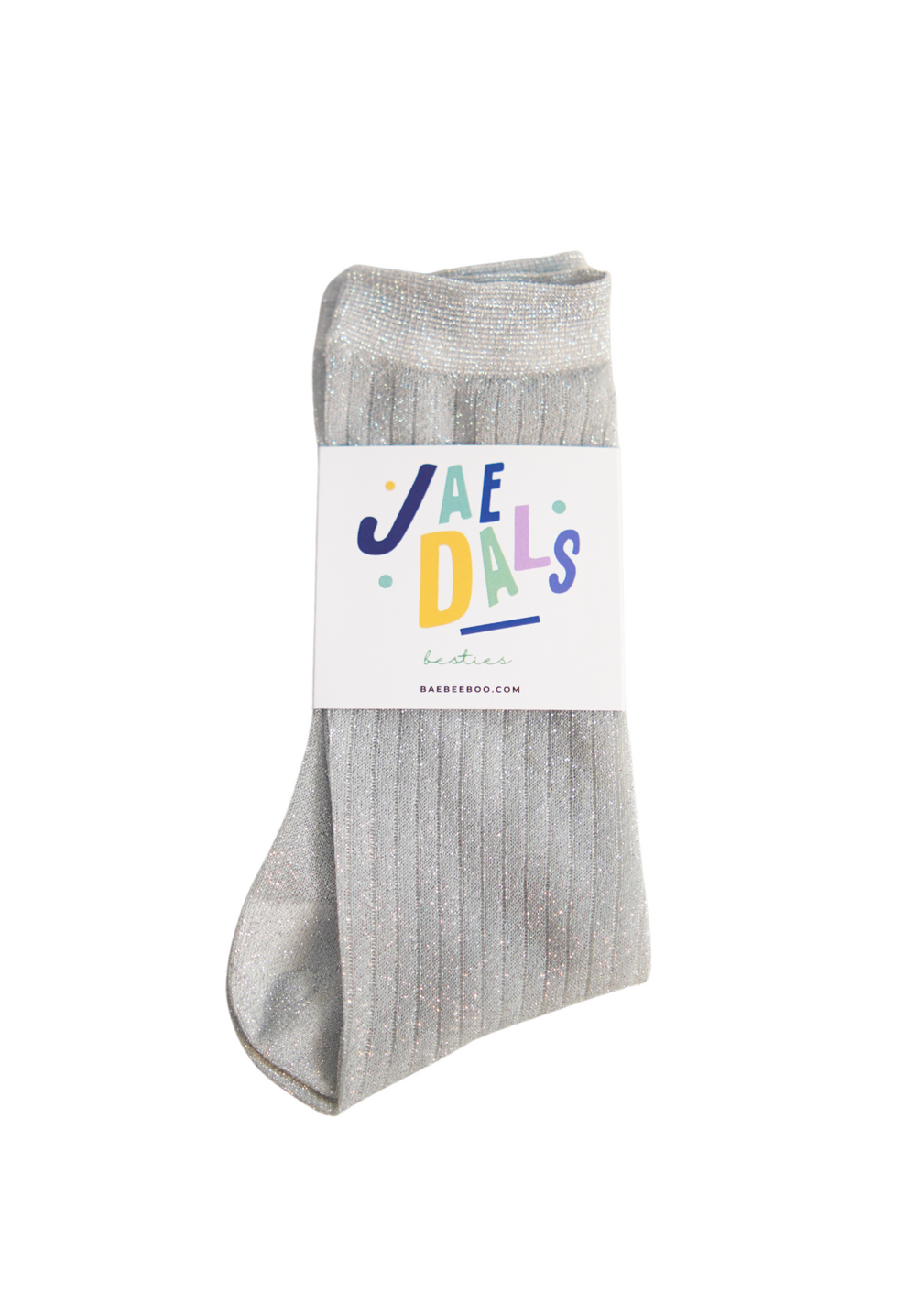 socks, glitter socks, silver, jaedals, besties, sheer socks, baebeeboo